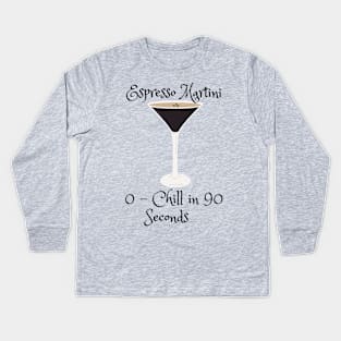 Espresso Martini Kids Long Sleeve T-Shirt